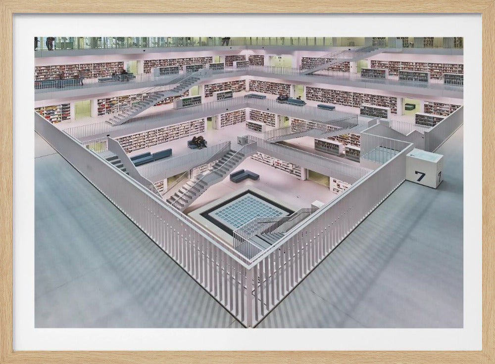 Stadtbibliothek Stuttgart inner space I | Poster