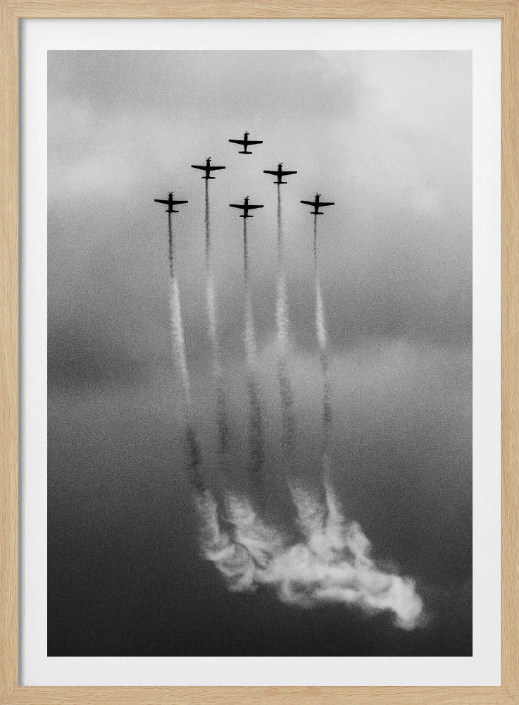 Sechs auf Wolke | Poster