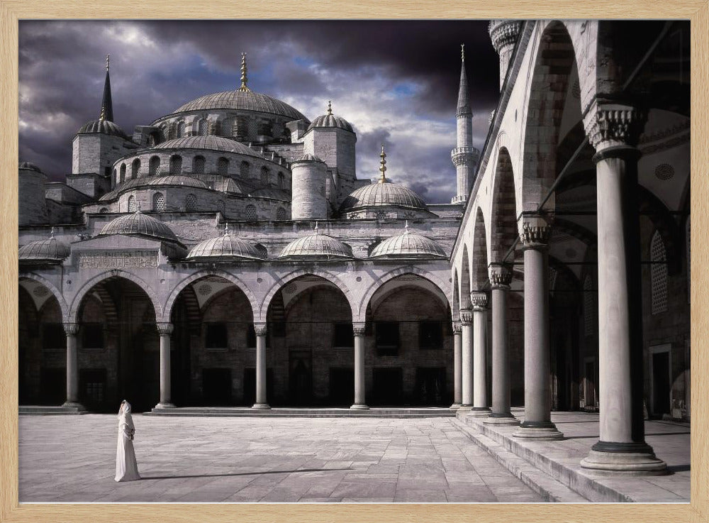Dame und die Moschee | Poster