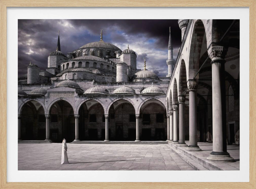 Dame und die Moschee | Poster