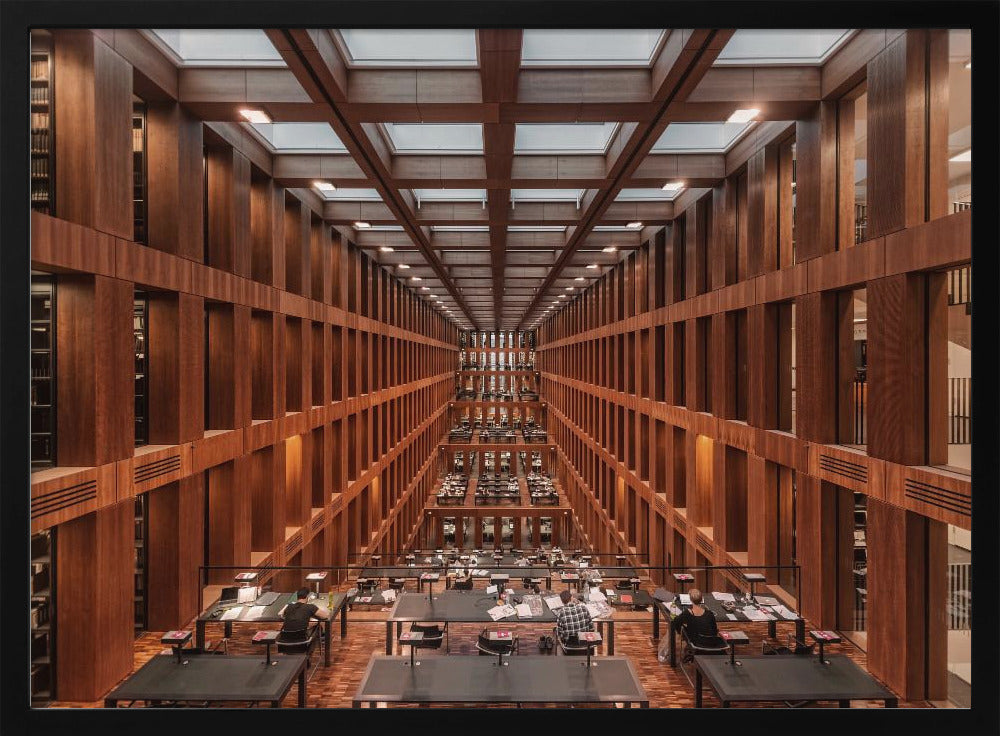 Bibliothek in Berlin. | Poster