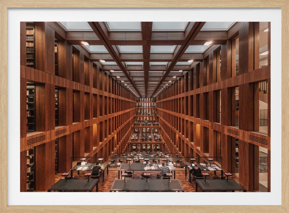 Bibliothek in Berlin. | Poster