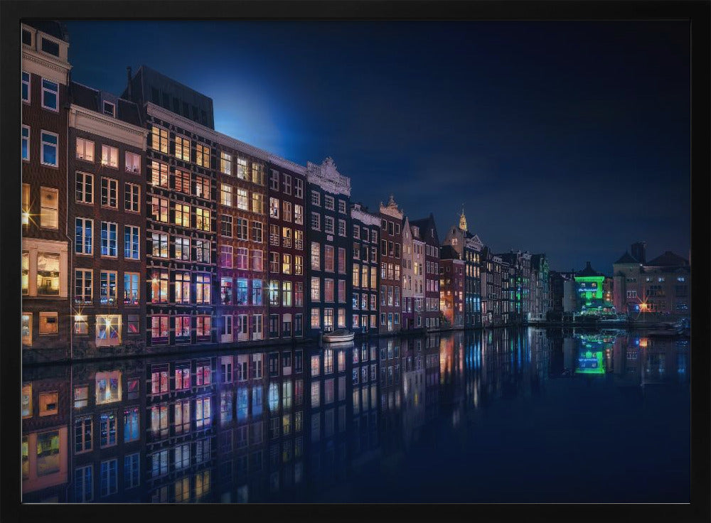 Amsterdam Fensterfarben | Poster