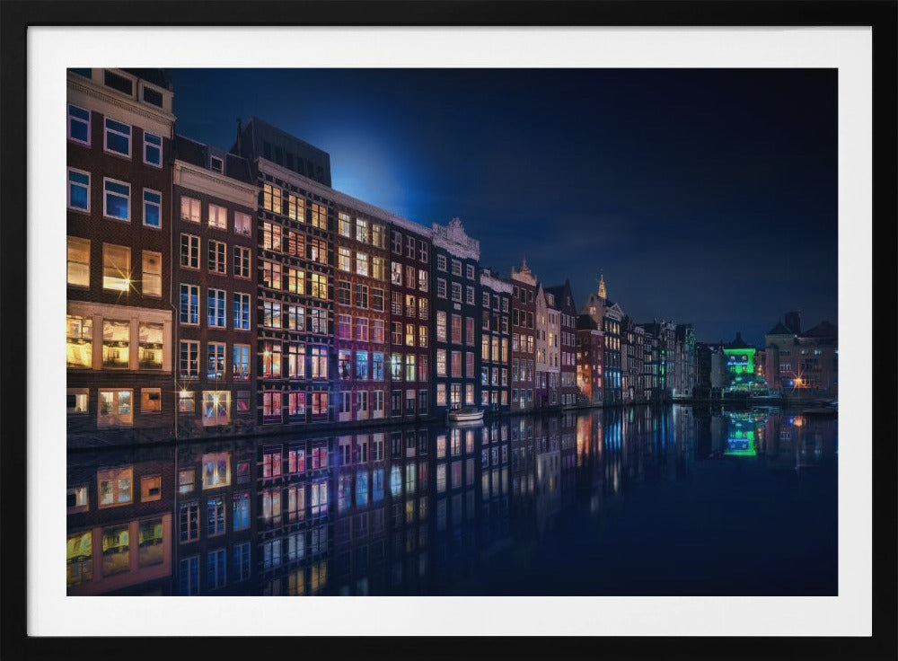 Amsterdam Fensterfarben | Poster