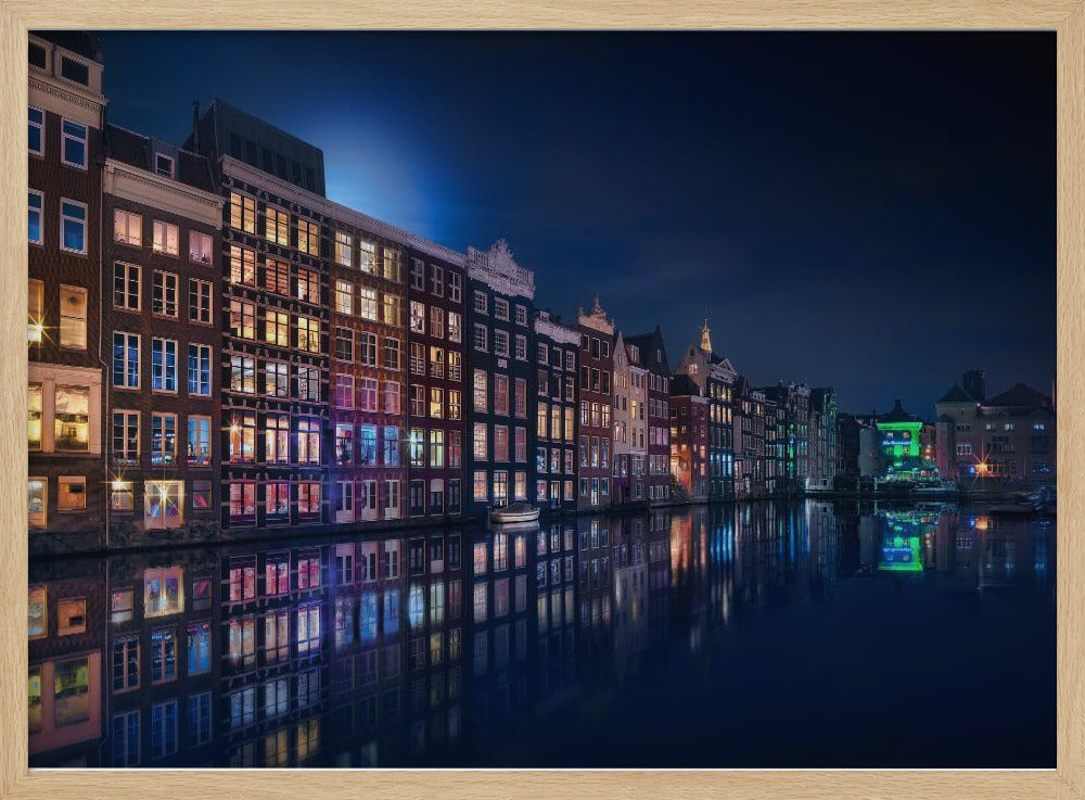 Amsterdam Fensterfarben | Poster