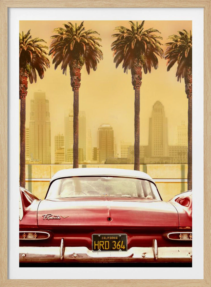 PLYMOUTH SAVOY MIT PALMEN | Poster