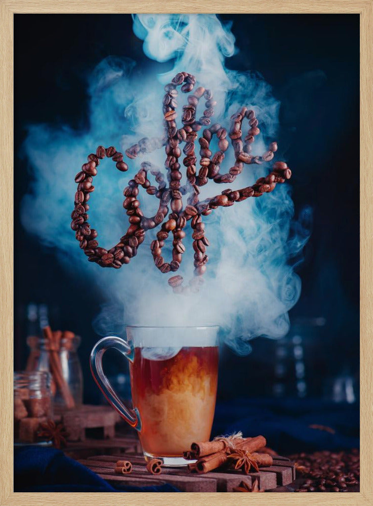 Rieche den Kaffee | Poster