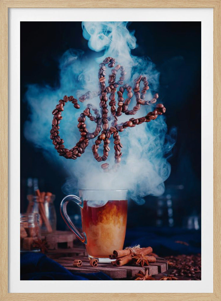Rieche den Kaffee | Poster