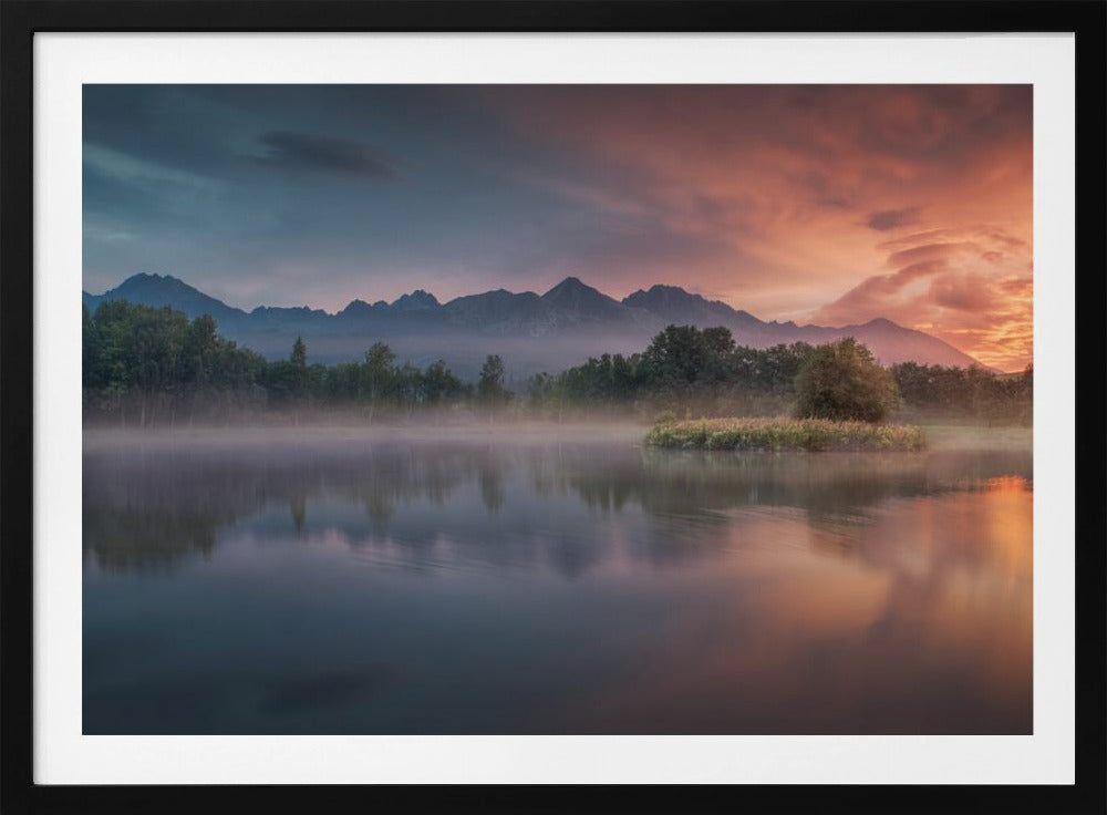 Tagesanbruch am See | Poster