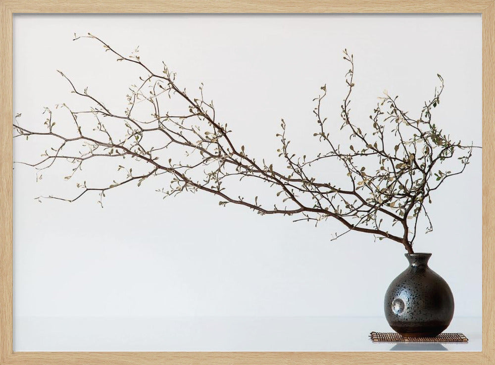 Vase und Zweig | Poster