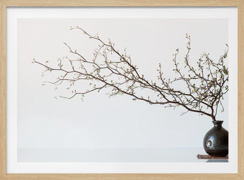 Vase und Zweig | Poster