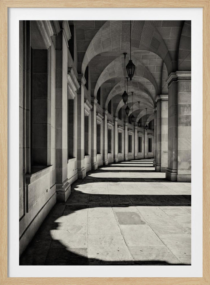 Gebogener Korridor | Poster