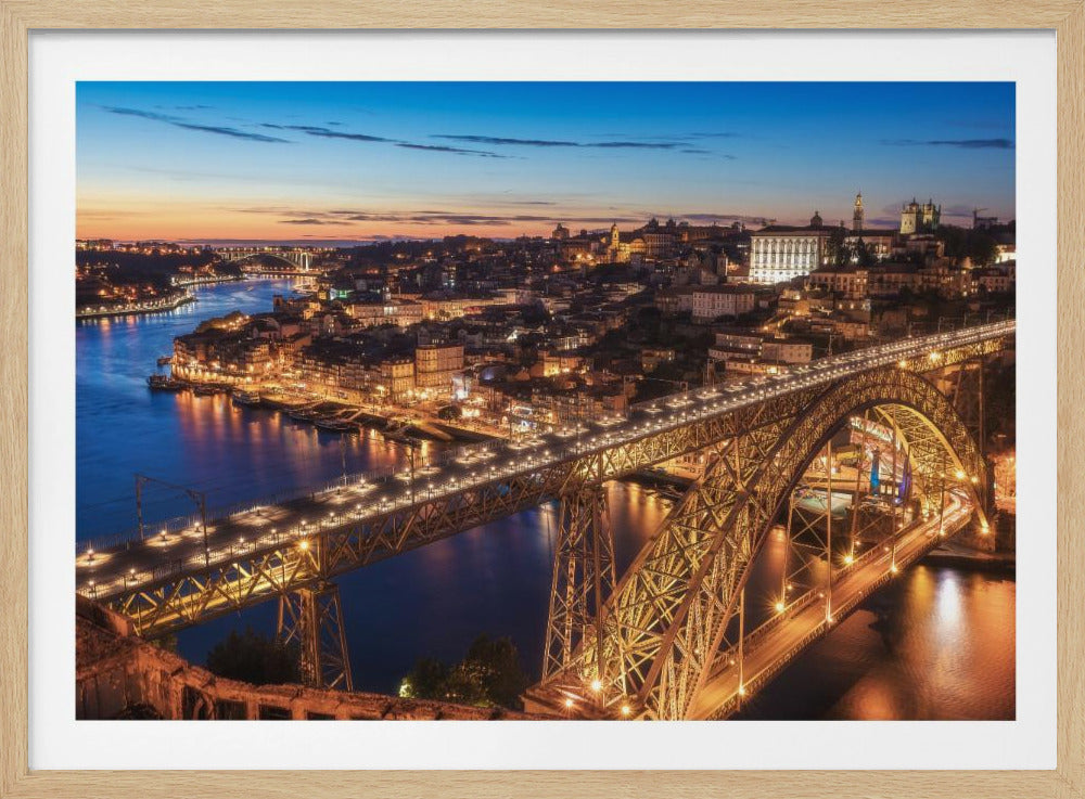 Portugal - Porto Blaue Stunde | Poster