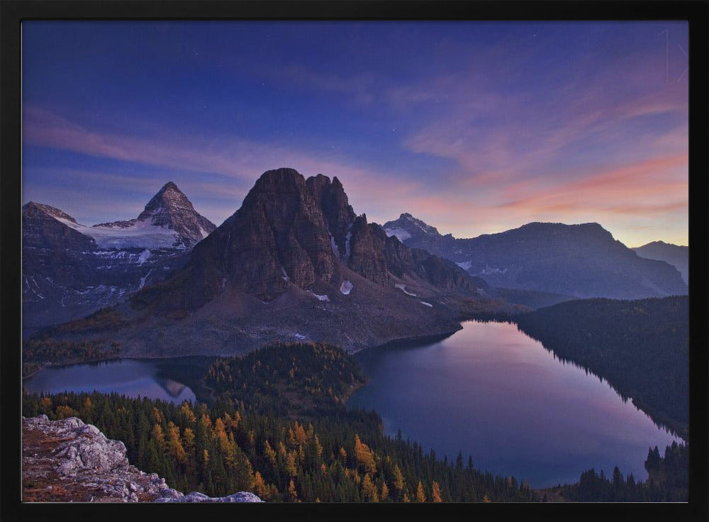 Dämmerung am Mount Assiniboine | Poster