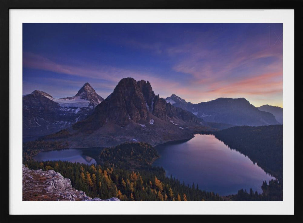 Dämmerung am Mount Assiniboine | Poster