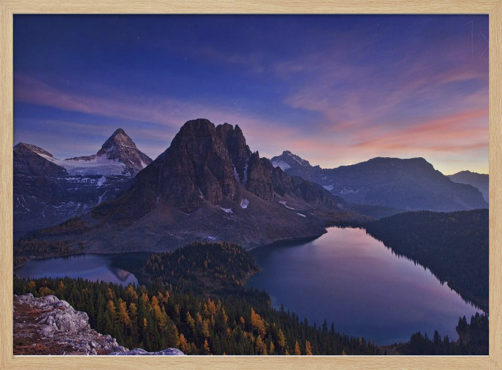 Dämmerung am Mount Assiniboine | Poster