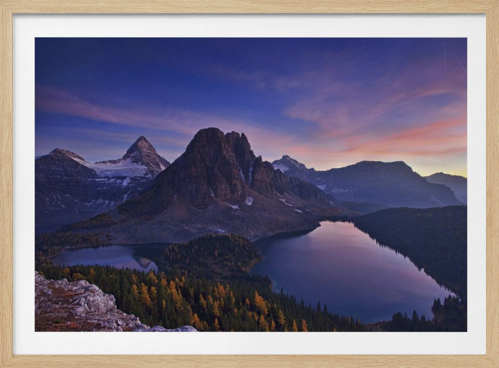 Dämmerung am Mount Assiniboine | Poster
