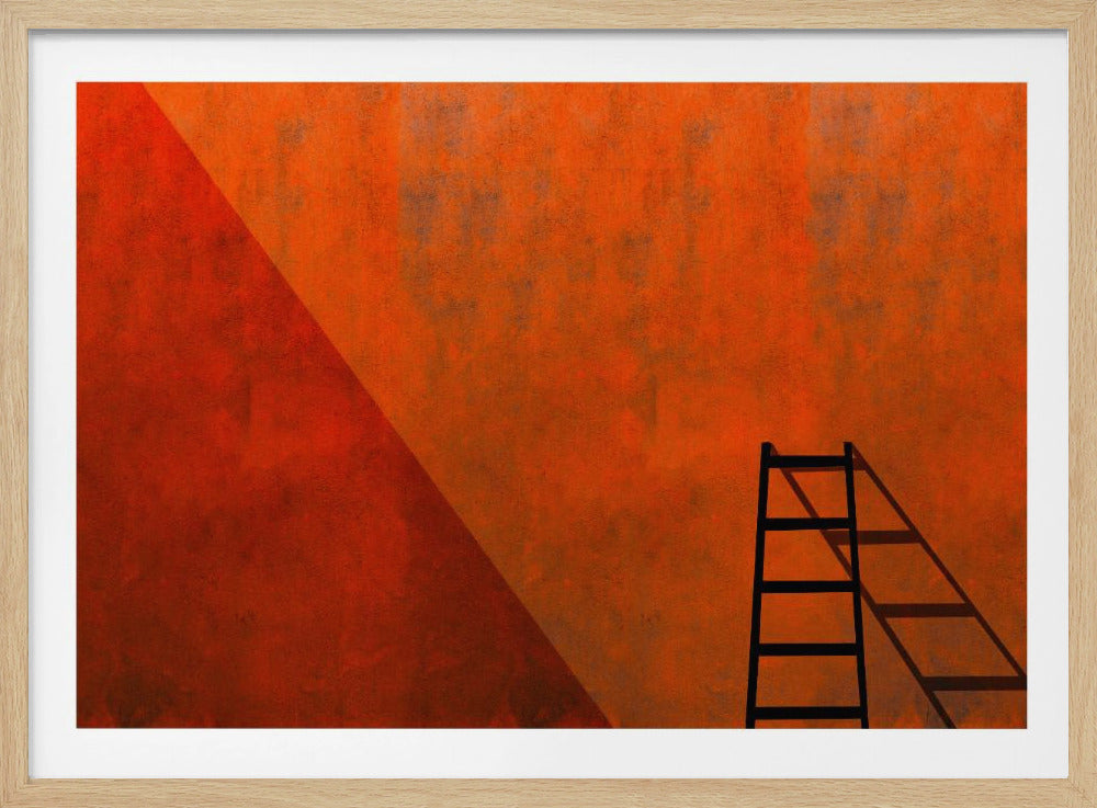 Eine Leiter und ihr Schatten | Poster