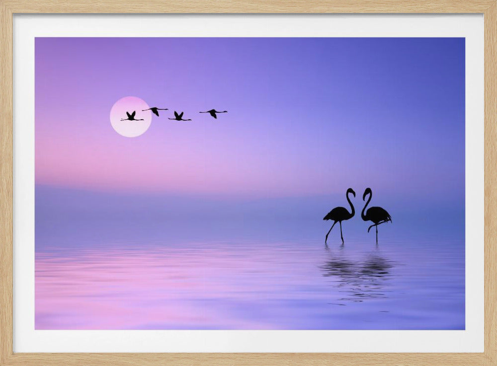 Fliegender Flamingo | Poster