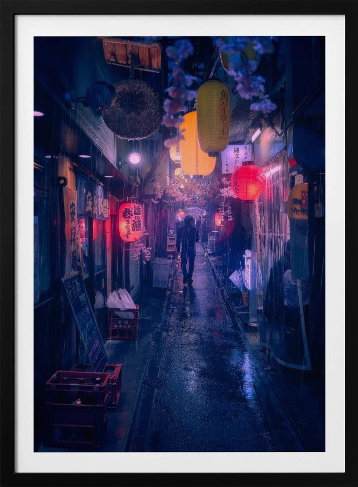 Tokio Blauer Regen | Poster