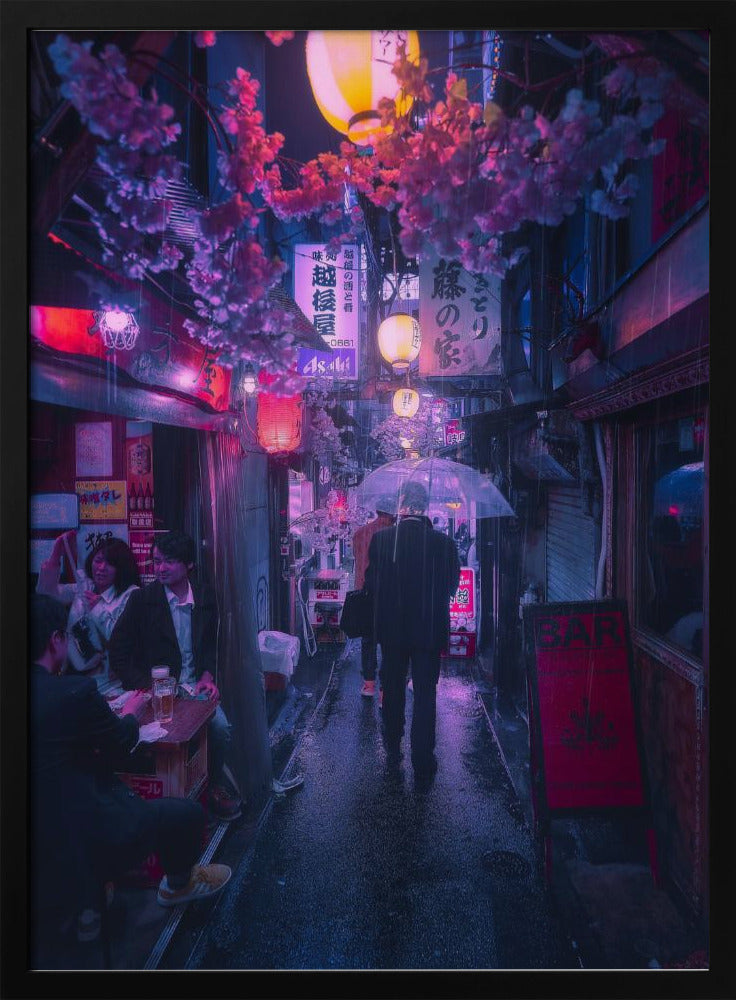 Tokio Blauer Regen | Poster