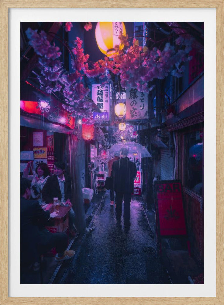 Tokio Blauer Regen | Poster