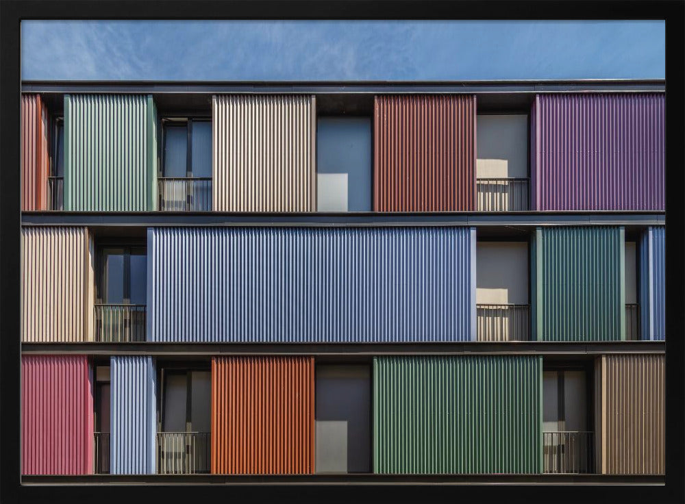 Coloured wall | Poster