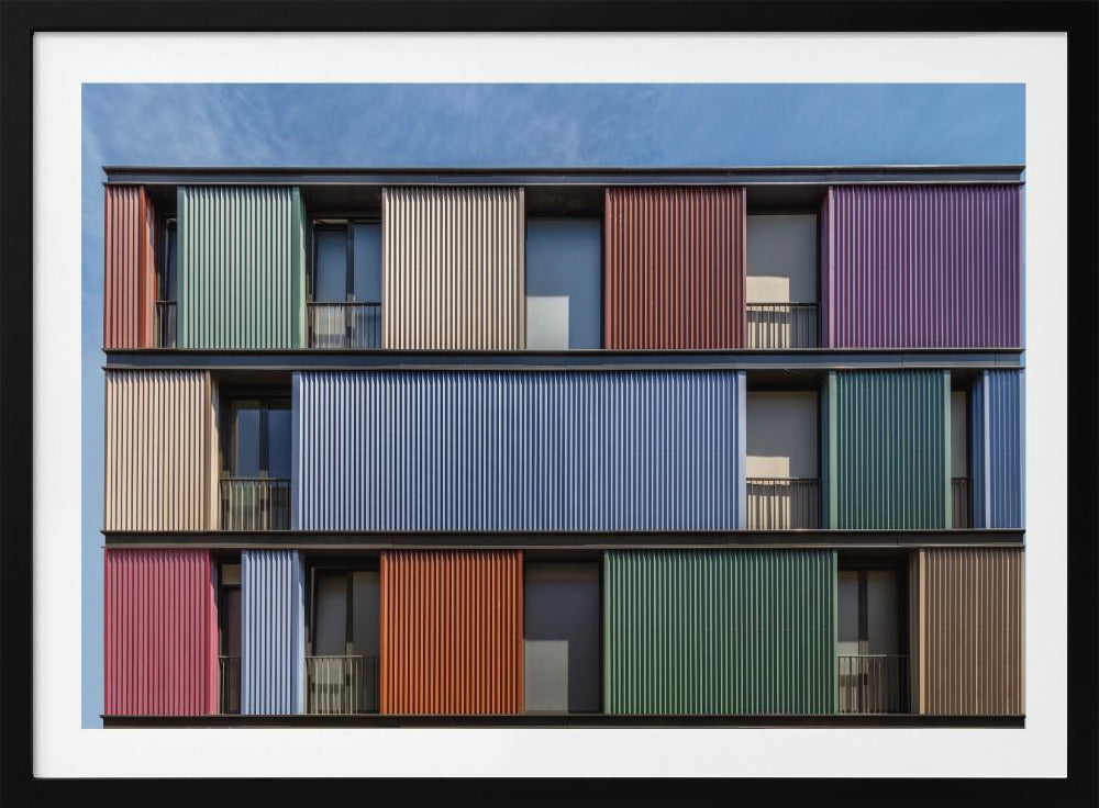 Coloured wall | Poster