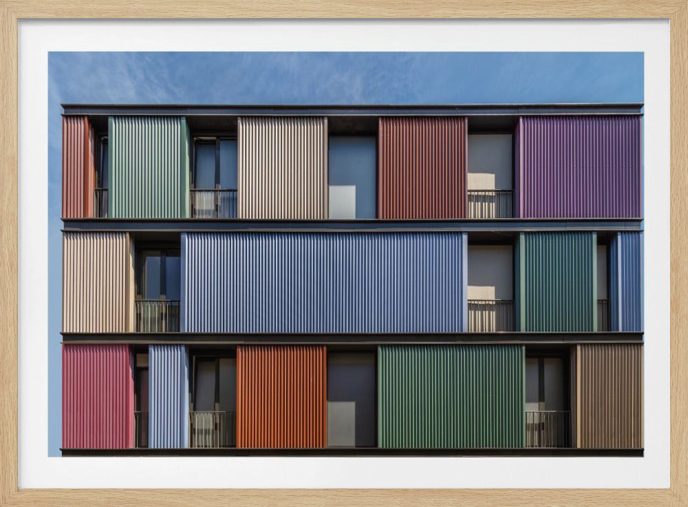 Coloured wall | Poster