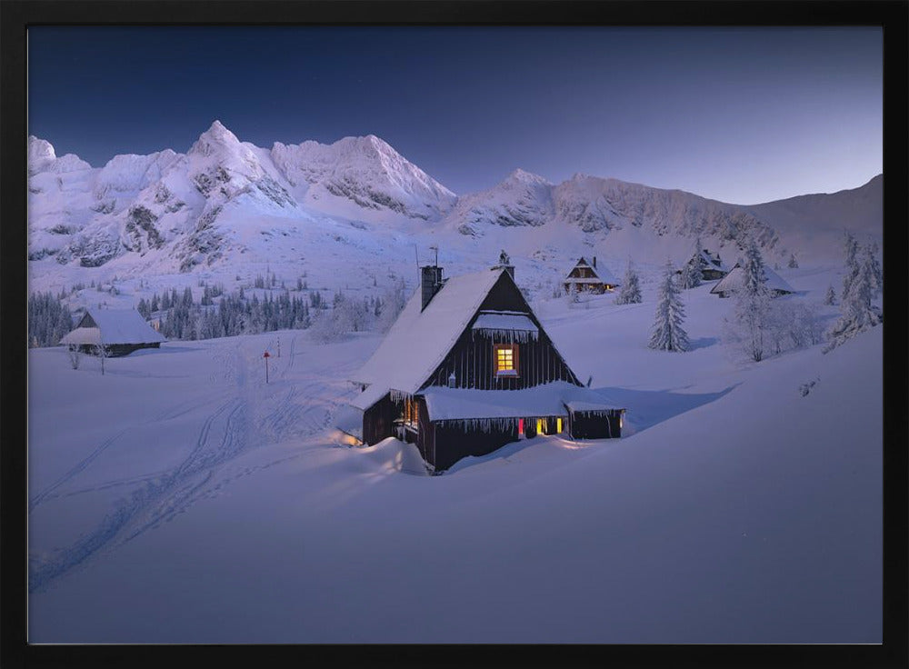 Winterhütte | Poster