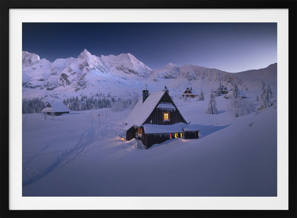 Winterhütte | Poster