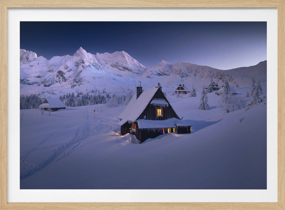 Winterhütte | Poster