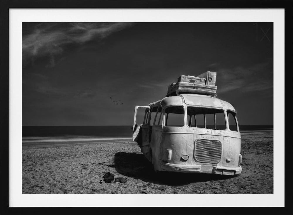 Gestrandeter Bus | Poster