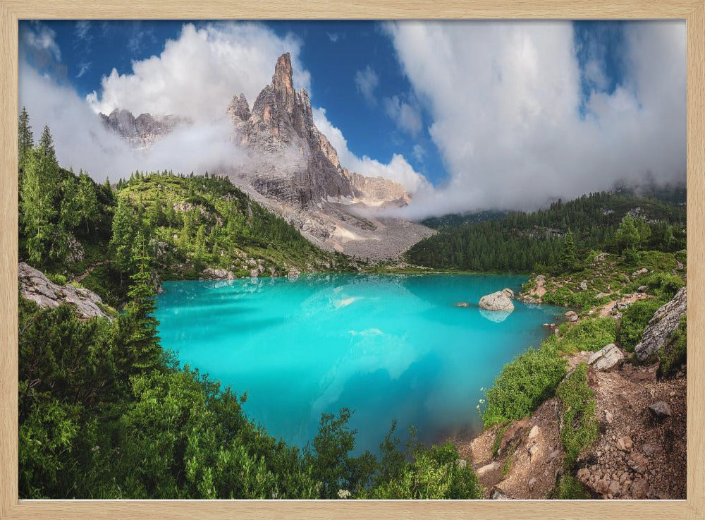 Venetien - Lago di Sorapis Panorama | Poster