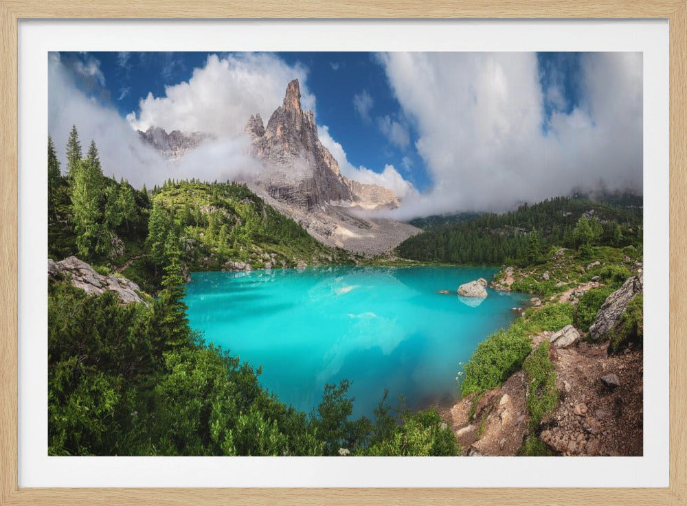 Venetien - Lago di Sorapis Panorama | Poster