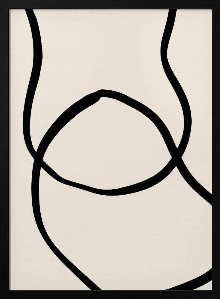 Schwarze Linien 04 | Poster