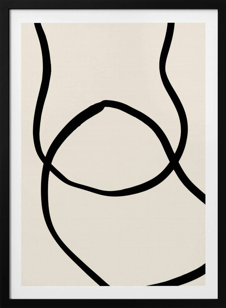 Schwarze Linien 04 | Poster