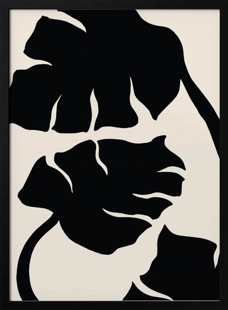 Monstera Black | Poster