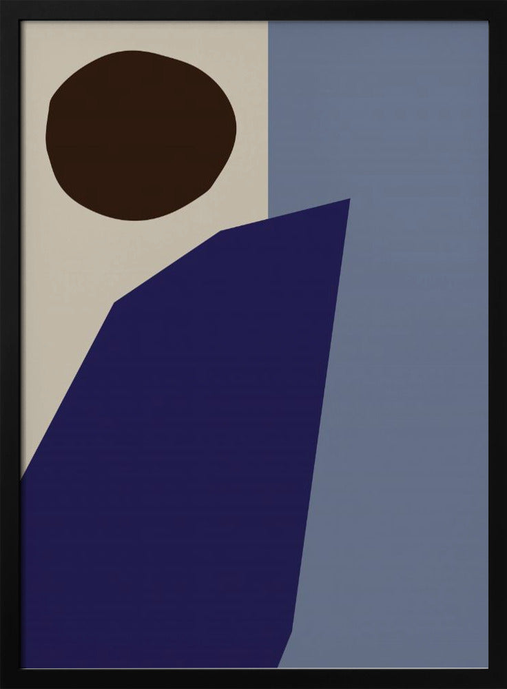 Farbblöcke 02 Blau | Poster