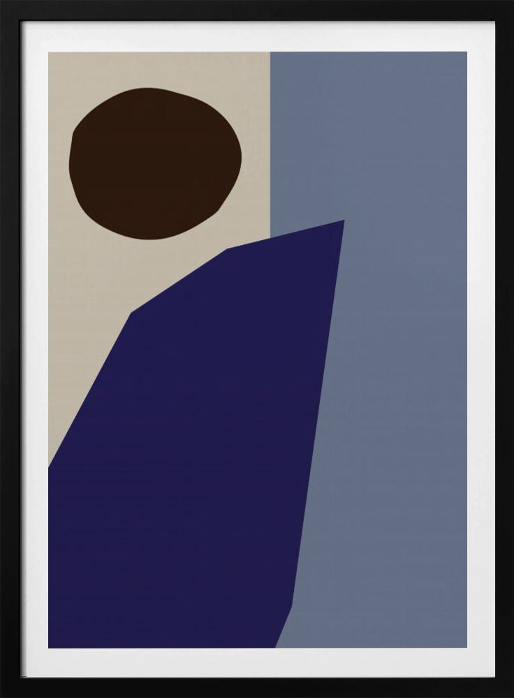Farbblöcke 02 Blau | Poster