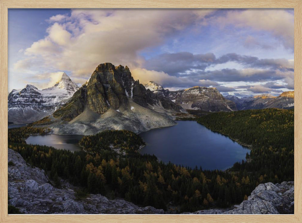 Sonnenaufgang am Mount Assiniboine | Poster