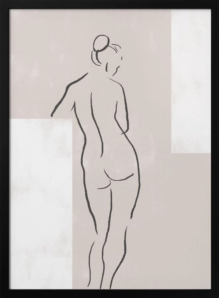 Frau im Studio | Poster