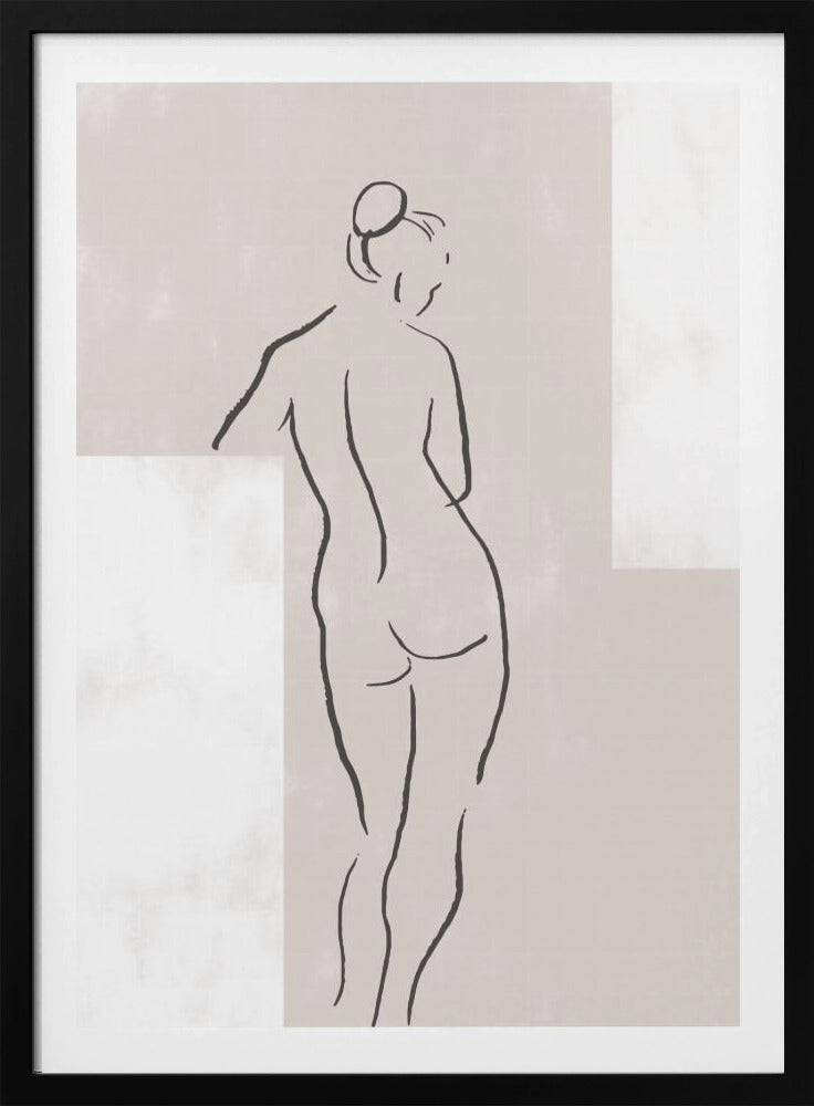 Frau im Studio | Poster