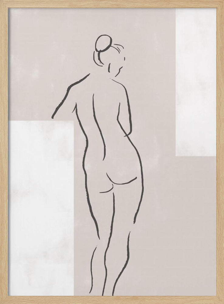 Frau im Studio | Poster