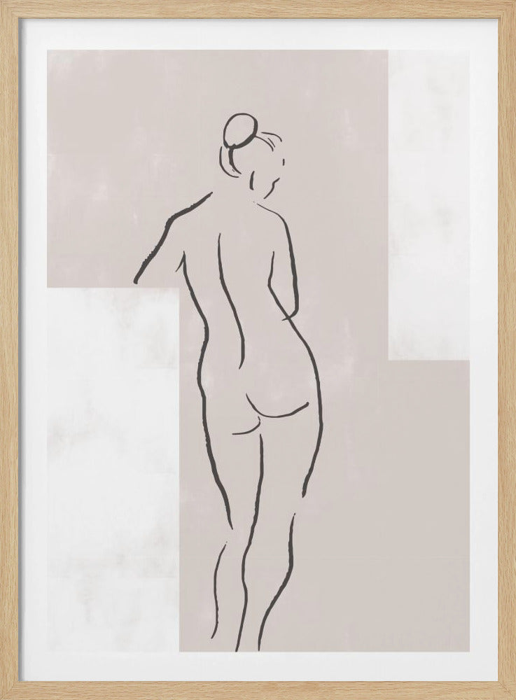 Frau im Studio | Poster