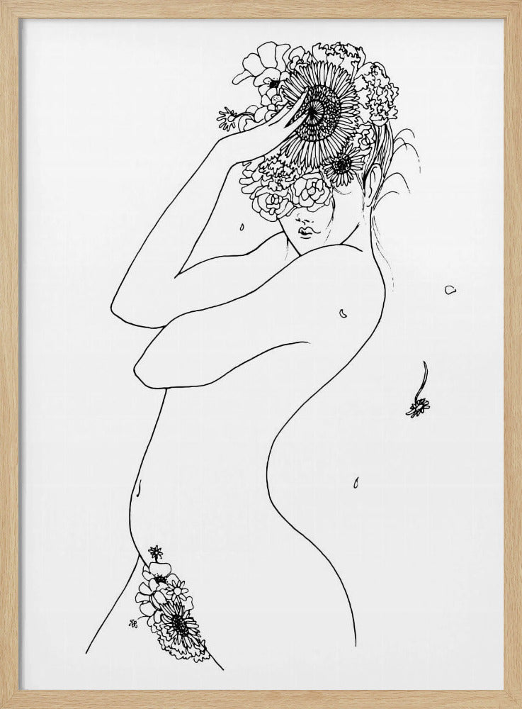 Blumenmädchen | Poster
