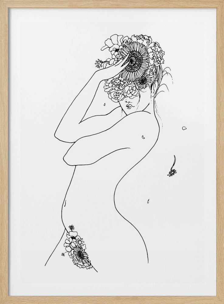 Blumenmädchen | Poster