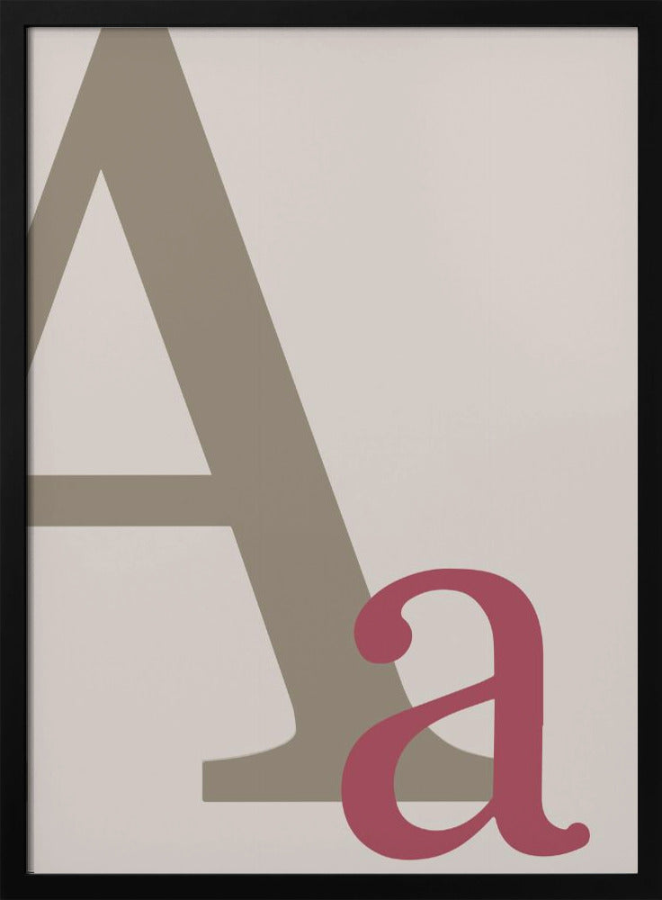 Buchstabe A | Poster