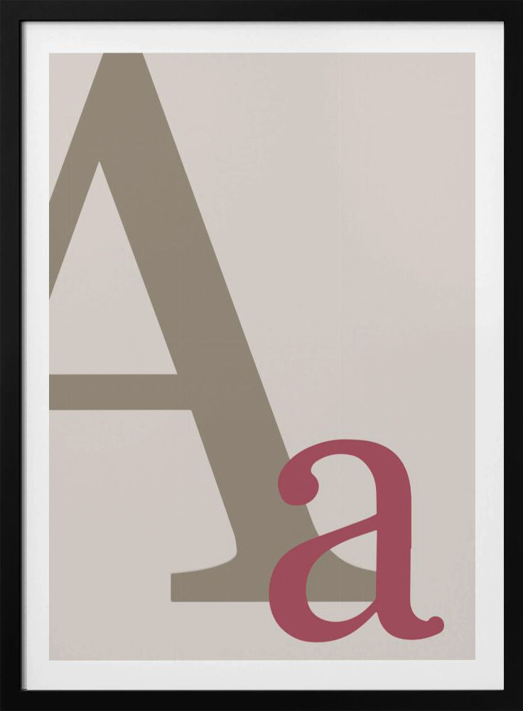 Buchstabe A | Poster