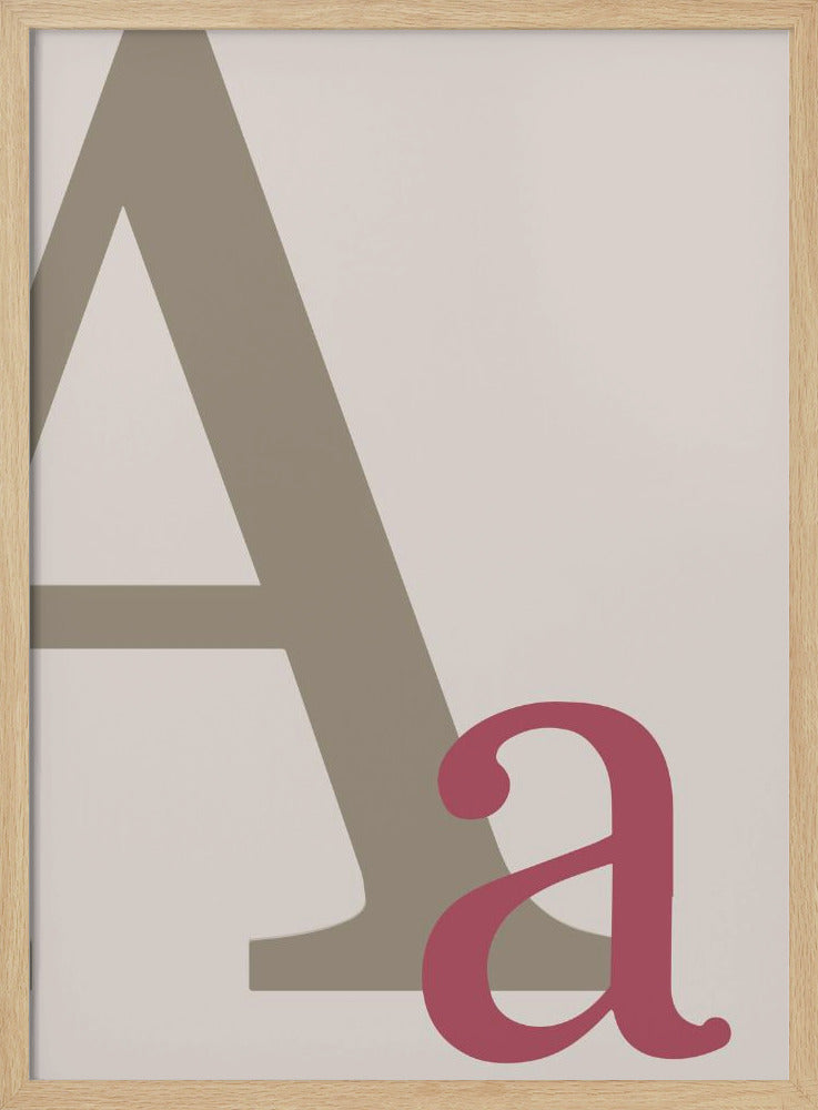 Buchstabe A | Poster